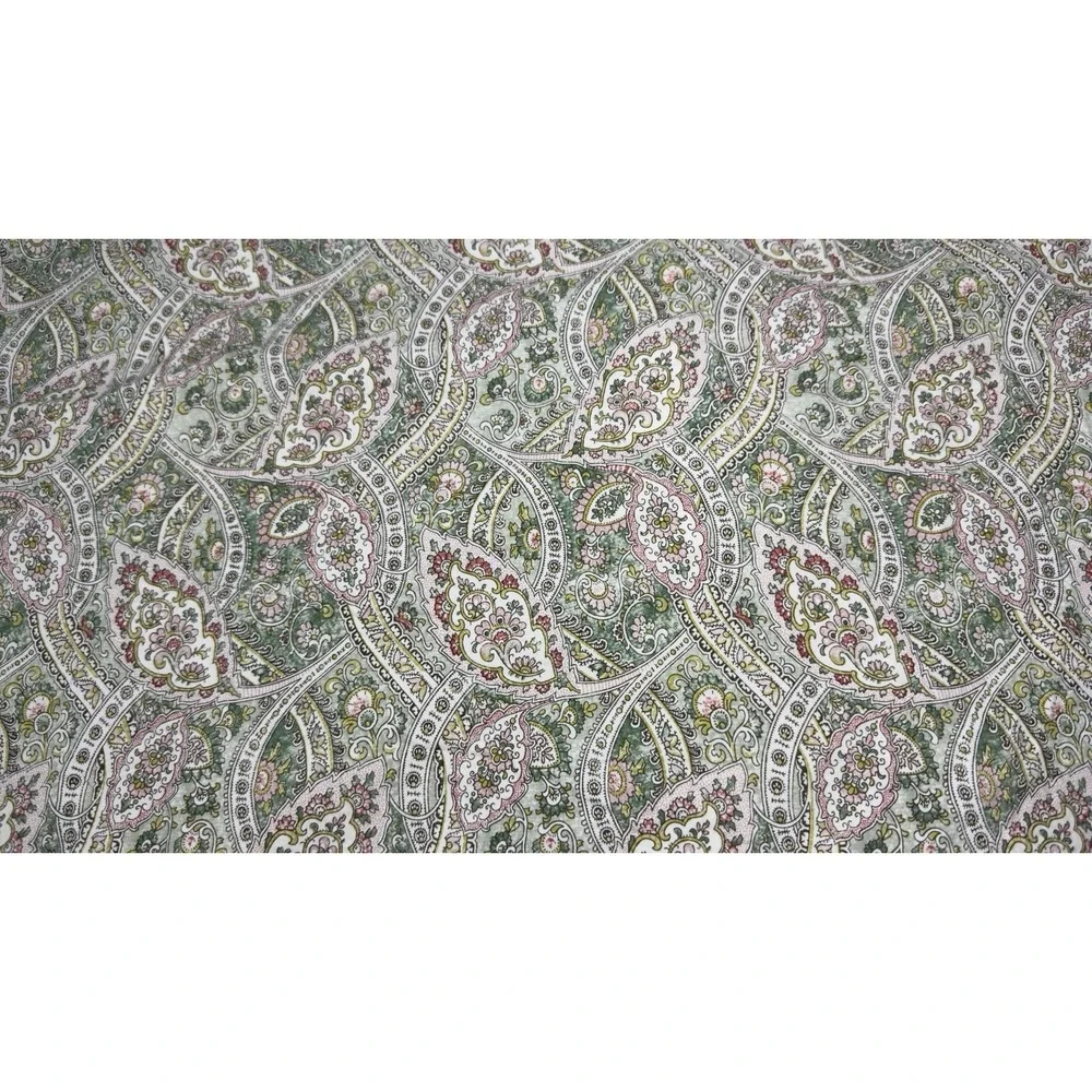 Ralph Lauren Paisley Sheet Set King Sage Floral Shabby Chic 100% Cotton Bahrain